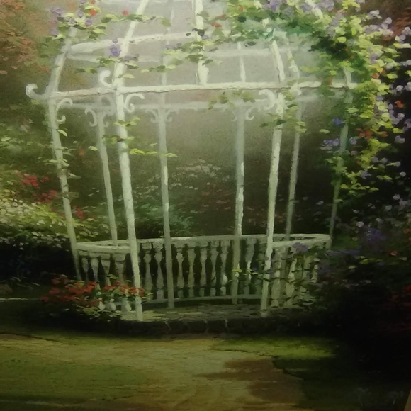 Thomas Kinkade  "Lilac. Gazebo" - Picture 6 of 8